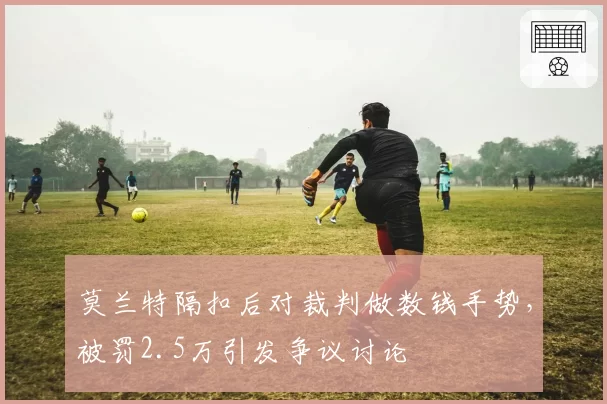 莫兰特隔扣后对裁判做数钱手势，被罚2.5万引发争议讨论